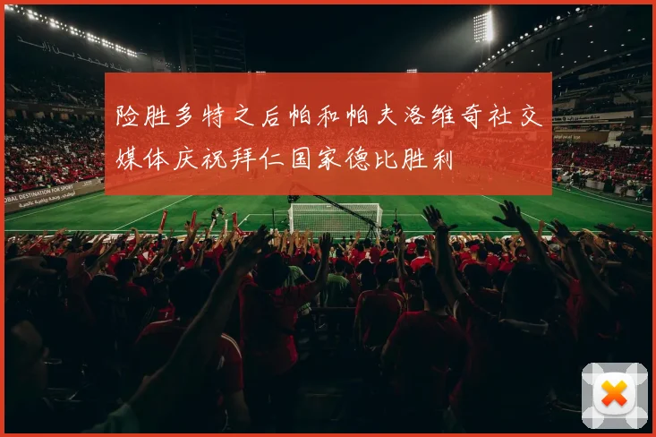 险胜多特之后帕和帕夫洛维奇社交媒体庆祝拜仁国家德比胜利